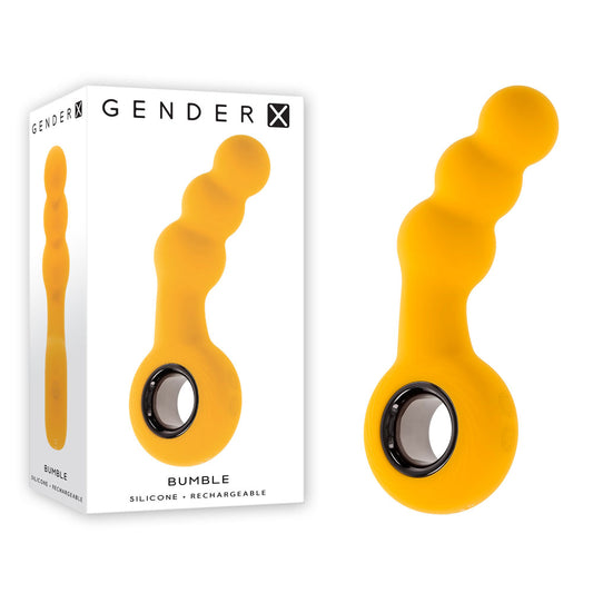 Gender X BUMBLE - Yellow 14.9 cm USB Rechargeable Butt Plug Yellow - Club X