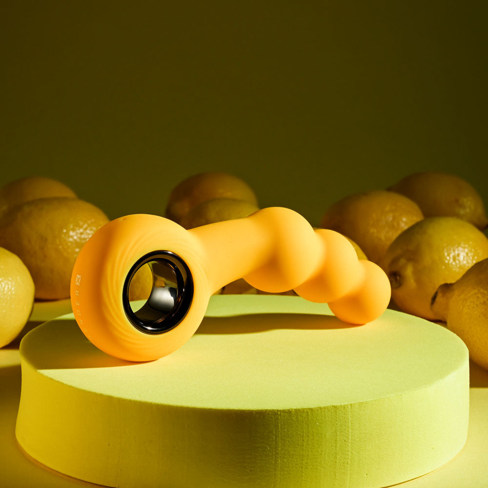Gender X BUMBLE - Yellow 14.9 cm USB Rechargeable Butt Plug Gender X