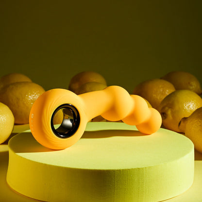 Gender X BUMBLE - Yellow 14.9 cm USB Rechargeable Butt Plug Gender X