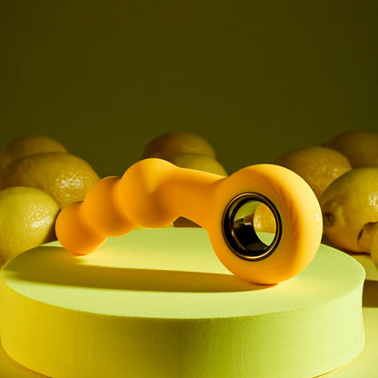 Gender X BUMBLE - Yellow 14.9 cm USB Rechargeable Butt Plug Gender X