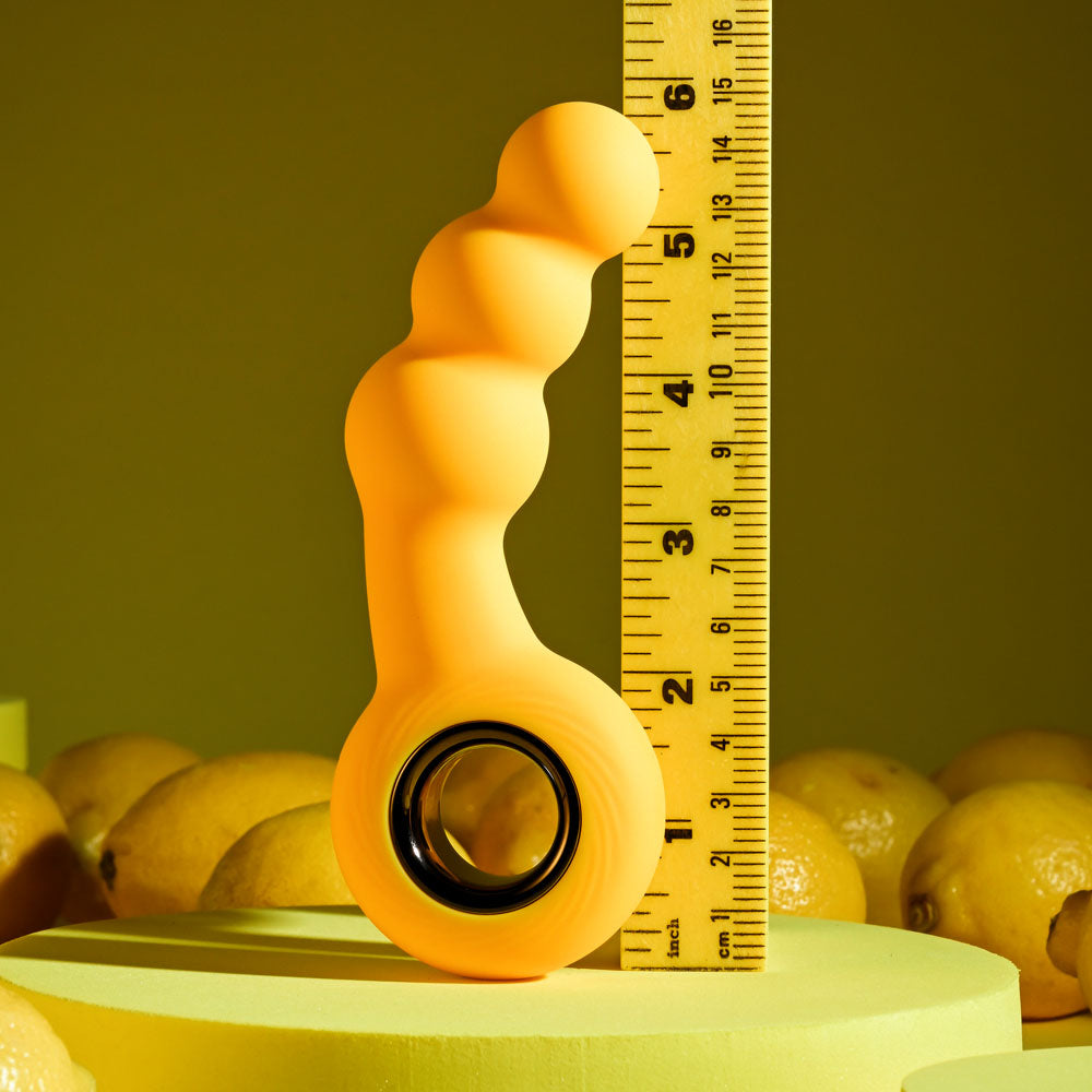 Gender X BUMBLE - Yellow 14.9 cm USB Rechargeable Butt Plug Gender X