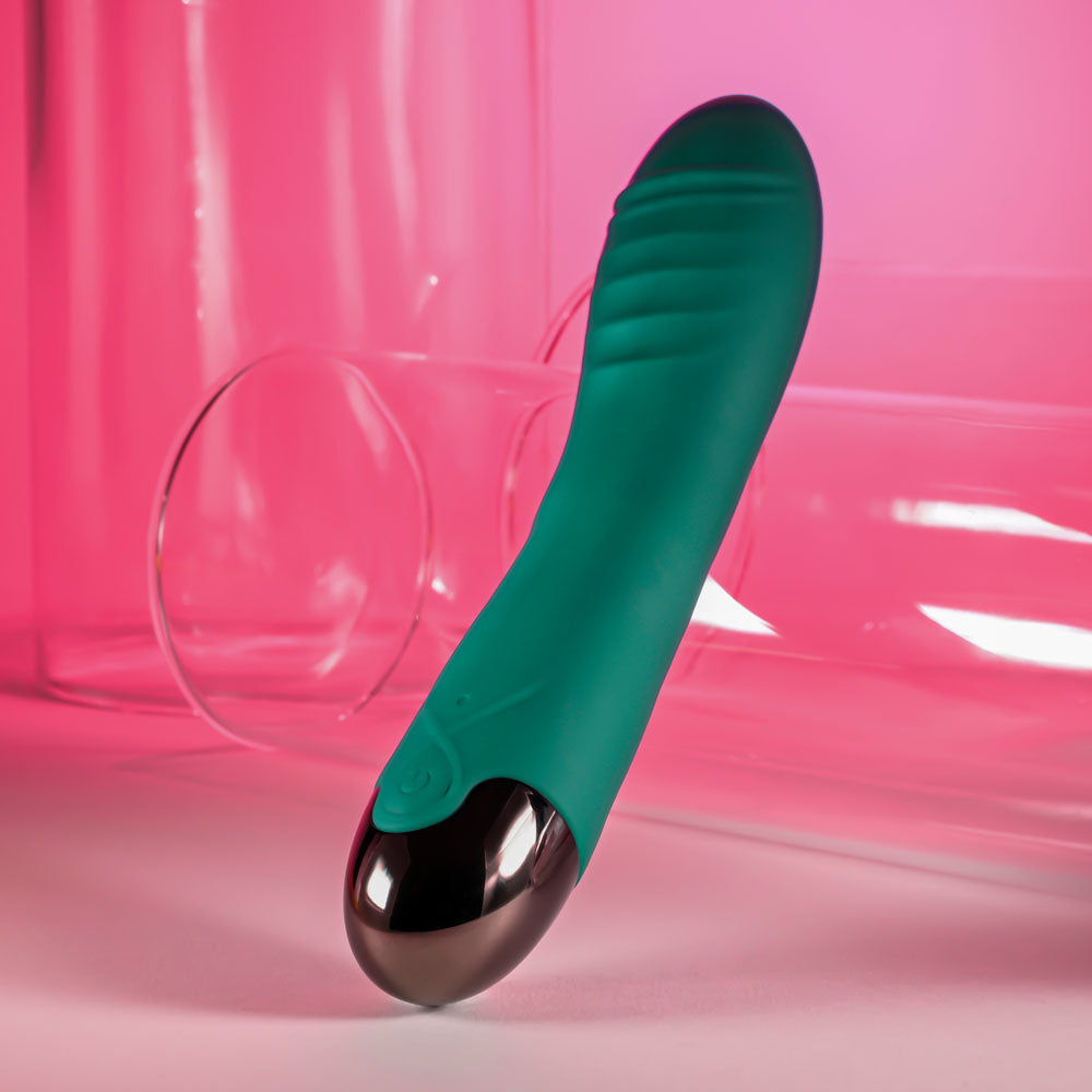Gender X PIROUETTE - Green 20.6 cm USB Rechargeable Vibrator Gender X