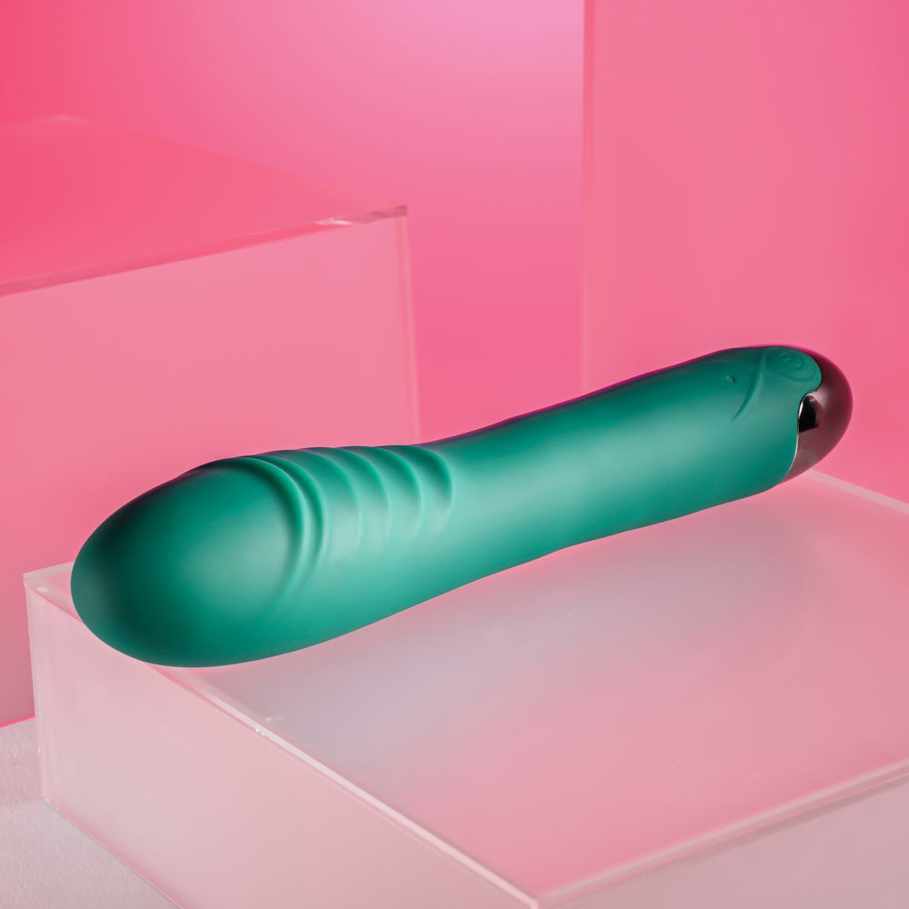 Gender X PIROUETTE - Green 20.6 cm USB Rechargeable Vibrator Gender X