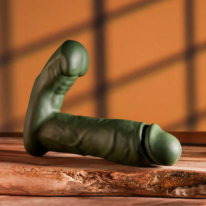 Gender X THE HUNK - Green 15.2 cm USB Rechargeable Thrusting Vibrator with Remote Gender X