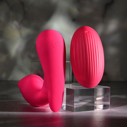 Gender X ALL ABOUT THE BASS - Pink USB Rechargeable Wearable Vibrator with Wireless Remote Gender X