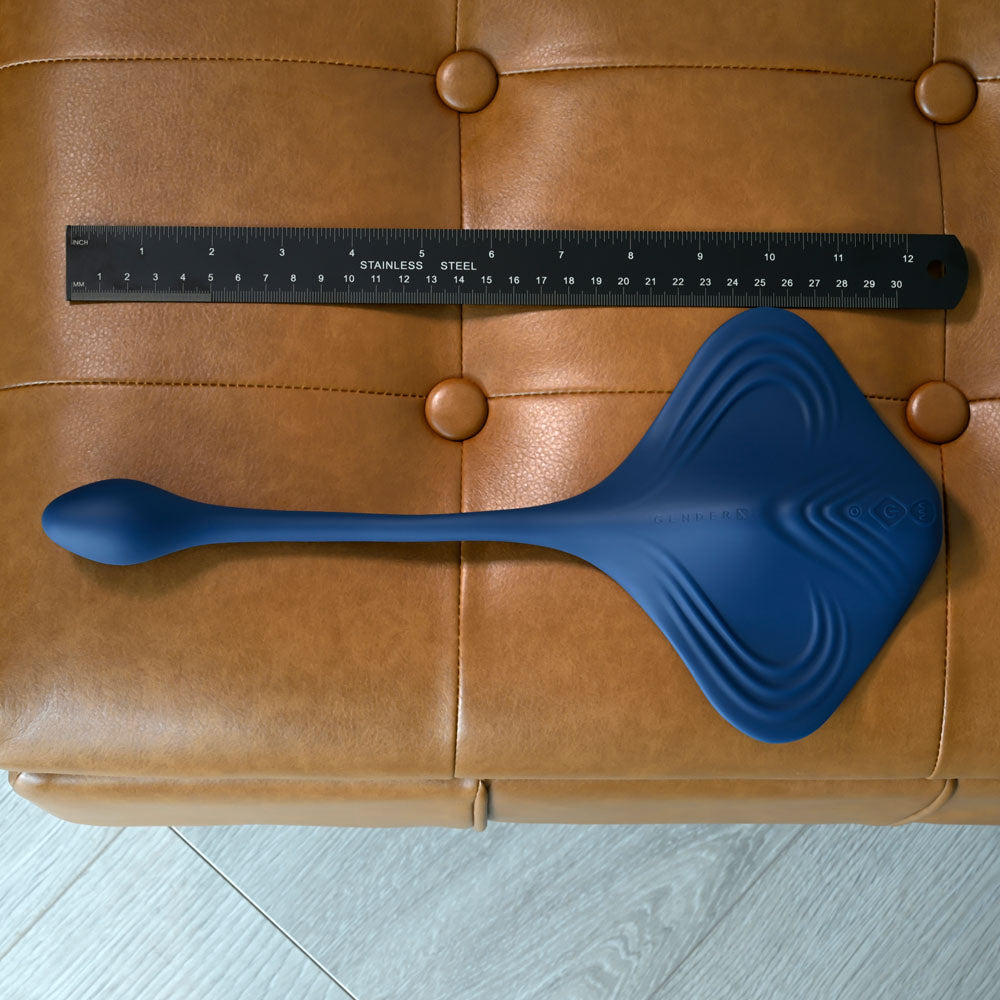 Gender X DAILY GRIND - Blue USB Rechargeable Grinding Pad with Anal Plug Gender X