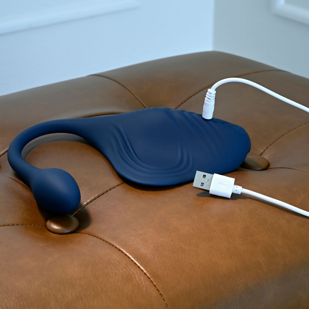 Gender X DAILY GRIND - Blue USB Rechargeable Grinding Pad with Anal Plug Gender X