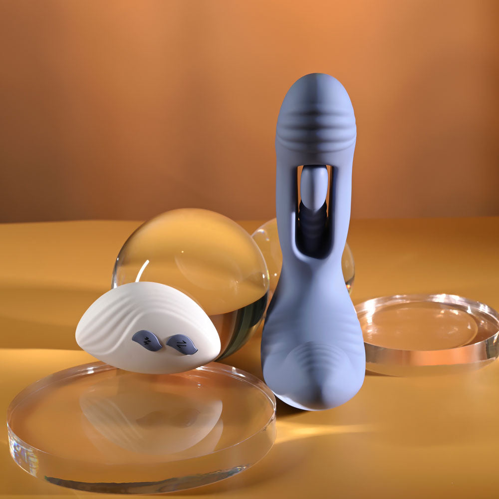 Gender X FLAPJACK - Blue USB Rechargeable Flapping Vibrator Gender X