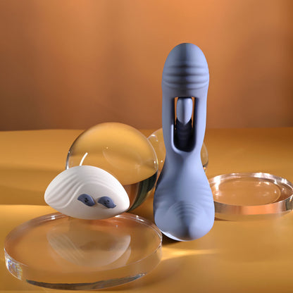 Gender X FLAPJACK - Blue USB Rechargeable Flapping Vibrator Gender X