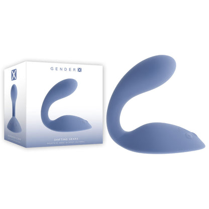 Gender X SHIFTING GEARS - Blue USB Rechargeable Vibrating Grinding Pad Gender X