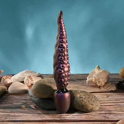 Gender X INTO THE DEEP - Purple 21.7 cm USB Rechargeable Tentacle Fantasy Massage Wand Gender X