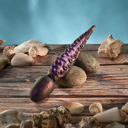 Gender X INTO THE DEEP - Purple 21.7 cm USB Rechargeable Tentacle Fantasy Massage Wand Gender X