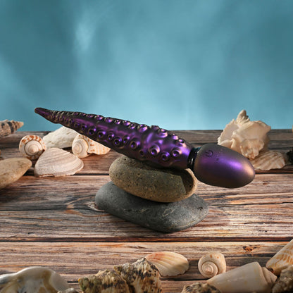 Gender X INTO THE DEEP - Purple 21.7 cm USB Rechargeable Tentacle Fantasy Massage Wand Gender X