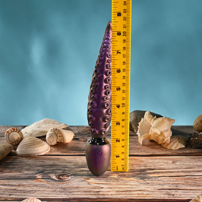 Gender X INTO THE DEEP - Purple 21.7 cm USB Rechargeable Tentacle Fantasy Massage Wand Gender X