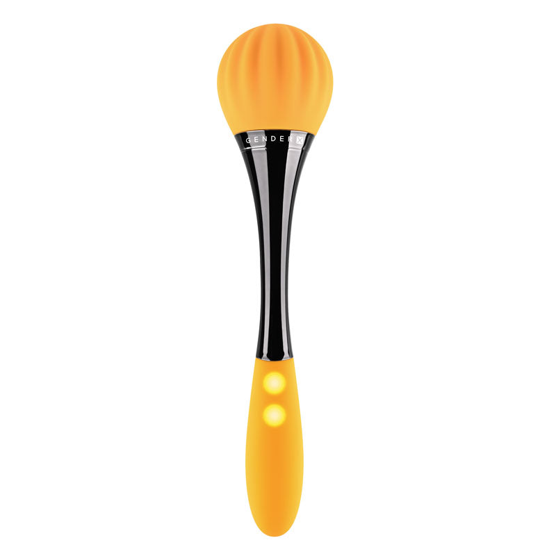 Gender X SUNFLOWER - Yellow 20 cm USB Rechargeable Massage Wand Gender X