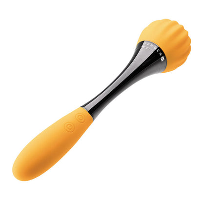 Gender X SUNFLOWER - Yellow 20 cm USB Rechargeable Massage Wand Gender X