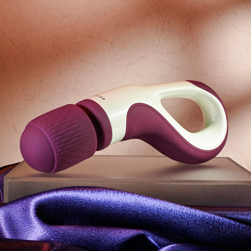 Gender X HANDLE IT - Purple/White USB Rechargeable Massager Wand Gender X
