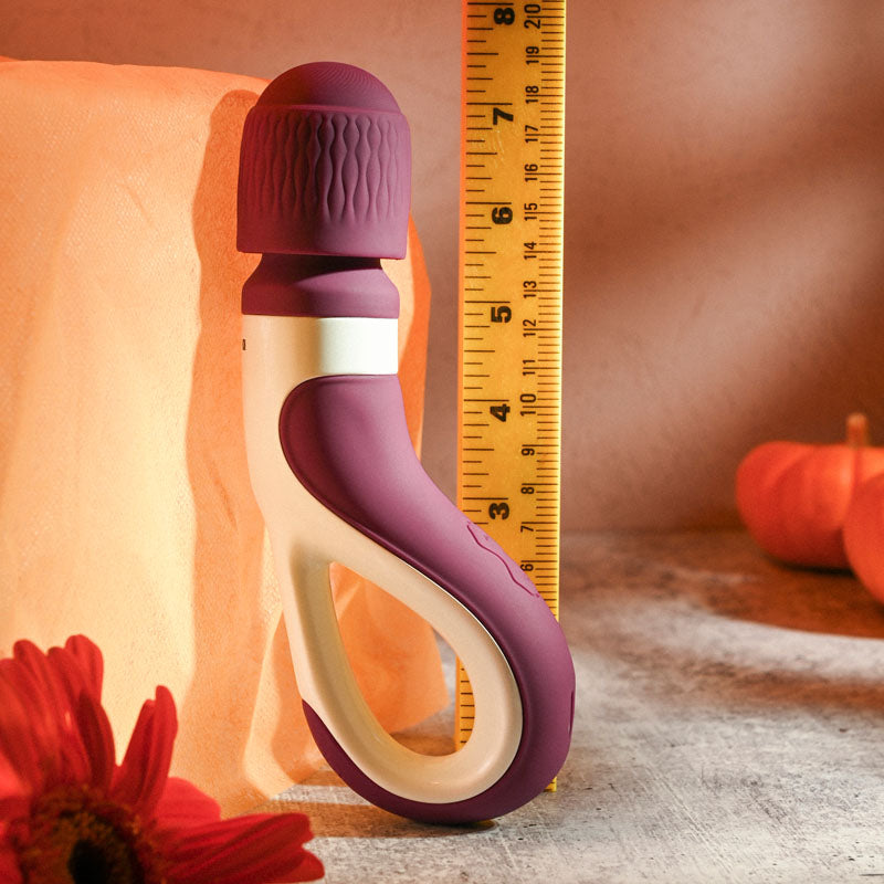 Gender X HANDLE IT - Purple/White USB Rechargeable Massager Wand Gender X