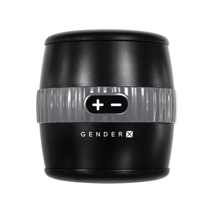Gender X BARREL OF FUN - Black USB Rechargeable Stroker Gender X
