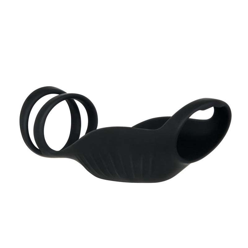 Gender X ROCKETEER - Black USB Rechargeable Vibrating Penis Sleeve Gender X
