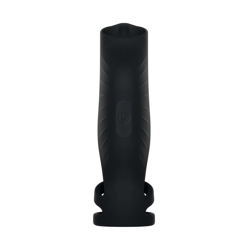 Gender X ROCKETEER - Black USB Rechargeable Vibrating Penis Sleeve Gender X
