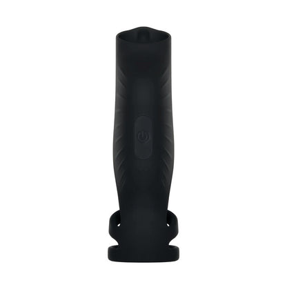 Gender X ROCKETEER - Black USB Rechargeable Vibrating Penis Sleeve Gender X