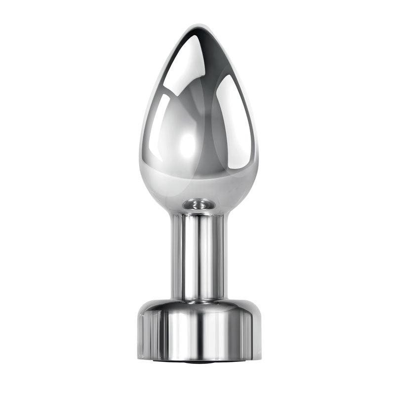 Gender X ROCKIN' METAL PLUG - Metallic 9.3 cm USB Rechargeable Butt Plug Gender X