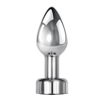 Gender X ROCKIN' METAL PLUG - Metallic 9.3 cm USB Rechargeable Butt Plug Gender X