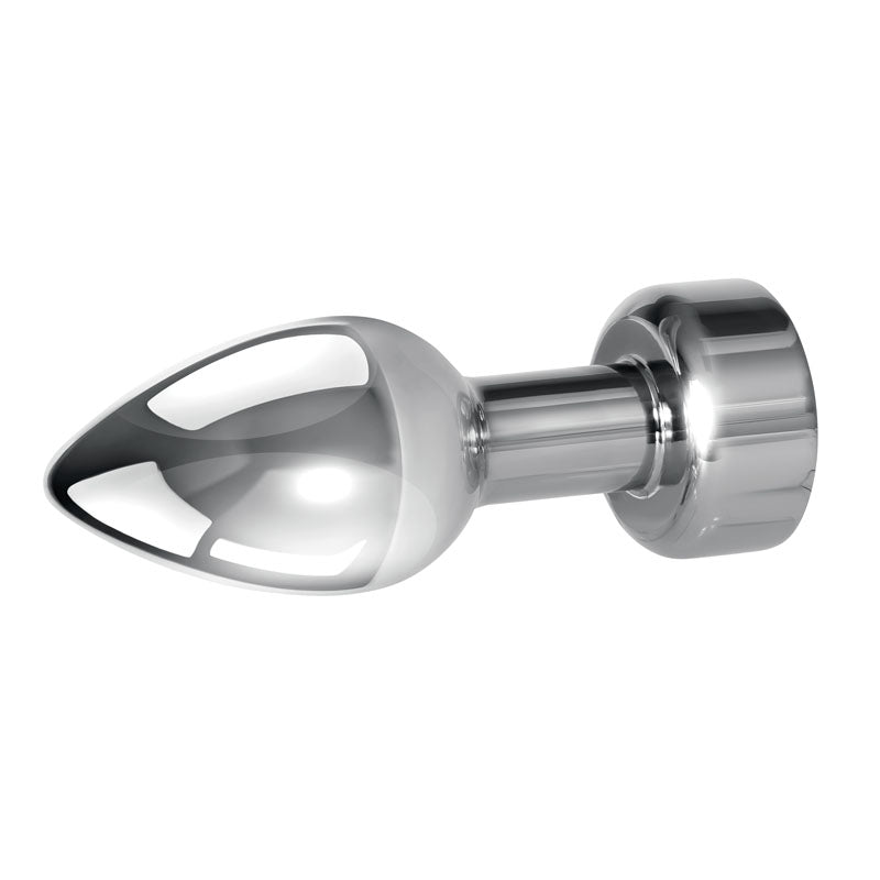 Gender X ROCKIN' METAL PLUG - Metallic 9.3 cm USB Rechargeable Butt Plug Gender X