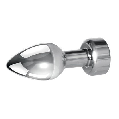 Gender X ROCKIN' METAL PLUG - Metallic 9.3 cm USB Rechargeable Butt Plug Gender X