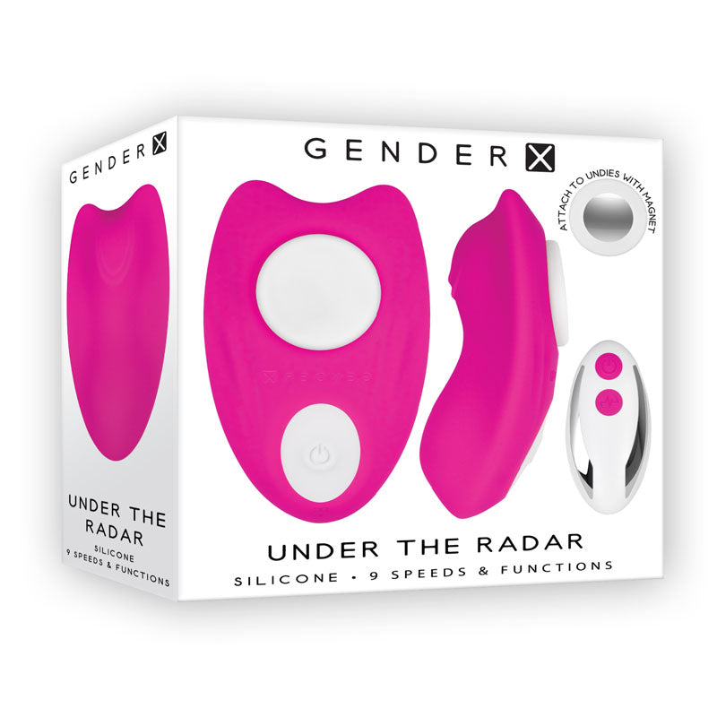 Gender X UNDER THE RADAR - Pink USB Rechargeable Panty Vibe Gender X