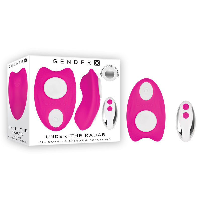 Gender X UNDER THE RADAR - Pink USB Rechargeable Panty Vibe Gender X