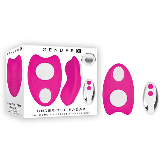 Gender X UNDER THE RADAR - Pink USB Rechargeable Panty Vibe Gender X