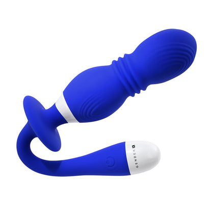 Gender X PLAY BALL - Blue 25 cm USB Rechargeable Thrusting & Vibrating Orbs Gender X