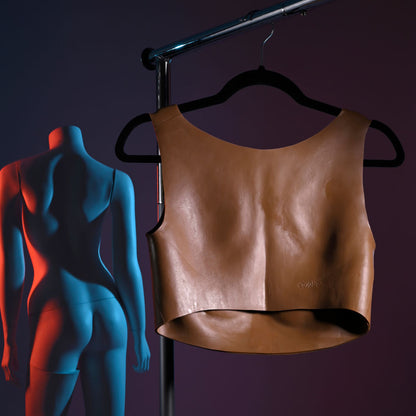 Gender X UNDERGARMENTS - PLATE C-CUP - Dark - Brown Wearable Breasts - C-Cup Size Gender X