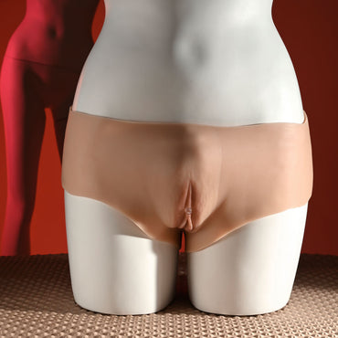 Gender X UNDERGARMENTS - BRIEFS - Light - Flesh Wearable Vagina Briefs Gender X
