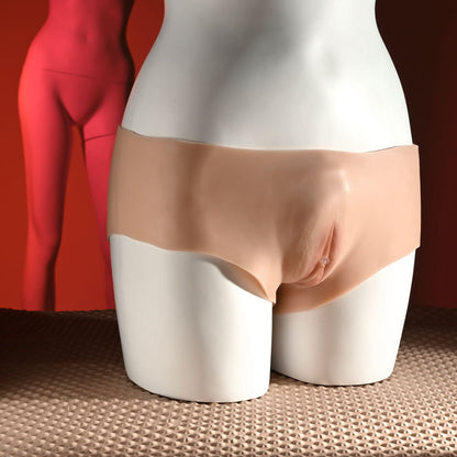 Gender X UNDERGARMENTS - BRIEFS - Light - Flesh Wearable Vagina Briefs Gender X