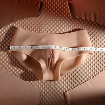 Gender X UNDERGARMENTS - BRIEFS - Light - Flesh Wearable Vagina Briefs Gender X