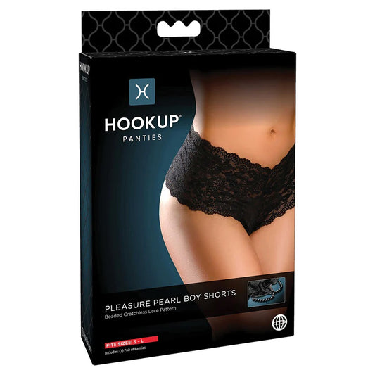 Hookup Pleasure Pearl Boy Shorts  - Club X