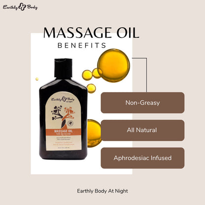 EB Hemp Seed Massage Oil GRAPEFRUIT SANDALWOOD - 250 ml - Grapefruit Sandalwood Scented Massage Oil - 250 ml Bottle Earthly Body