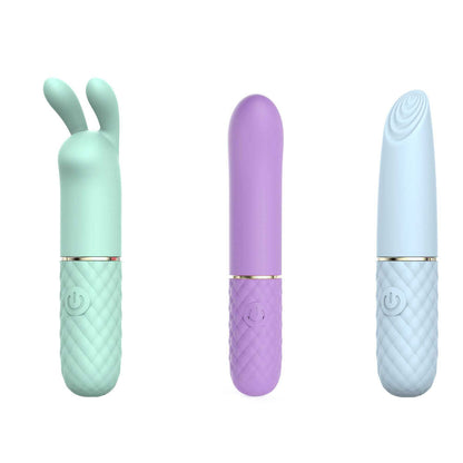 Adam & Eve TRIPLE PLEASURES - Coloured USB Rechargeable Vibrators - Set of 3 Adam & Eve