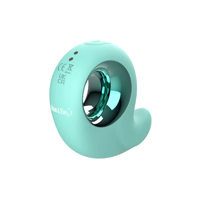Adam & Eve CURVY CUTIE PLEASURE COMBO - Teal USB Rechargeable Tapping Stimulator Adam & Eve