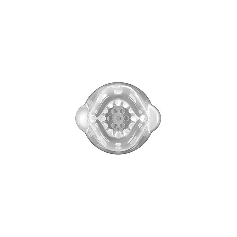Adam & Eve Adam's Gawk Gawk 3.0 - Clear USB Rechargeable Thrusting, Rotating & Vibrating Masturbator Adam & Eve