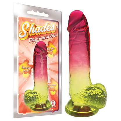 Shades 8'' Jelly TPR Dong - Pink 20.3 cm Dong Icon Brands
