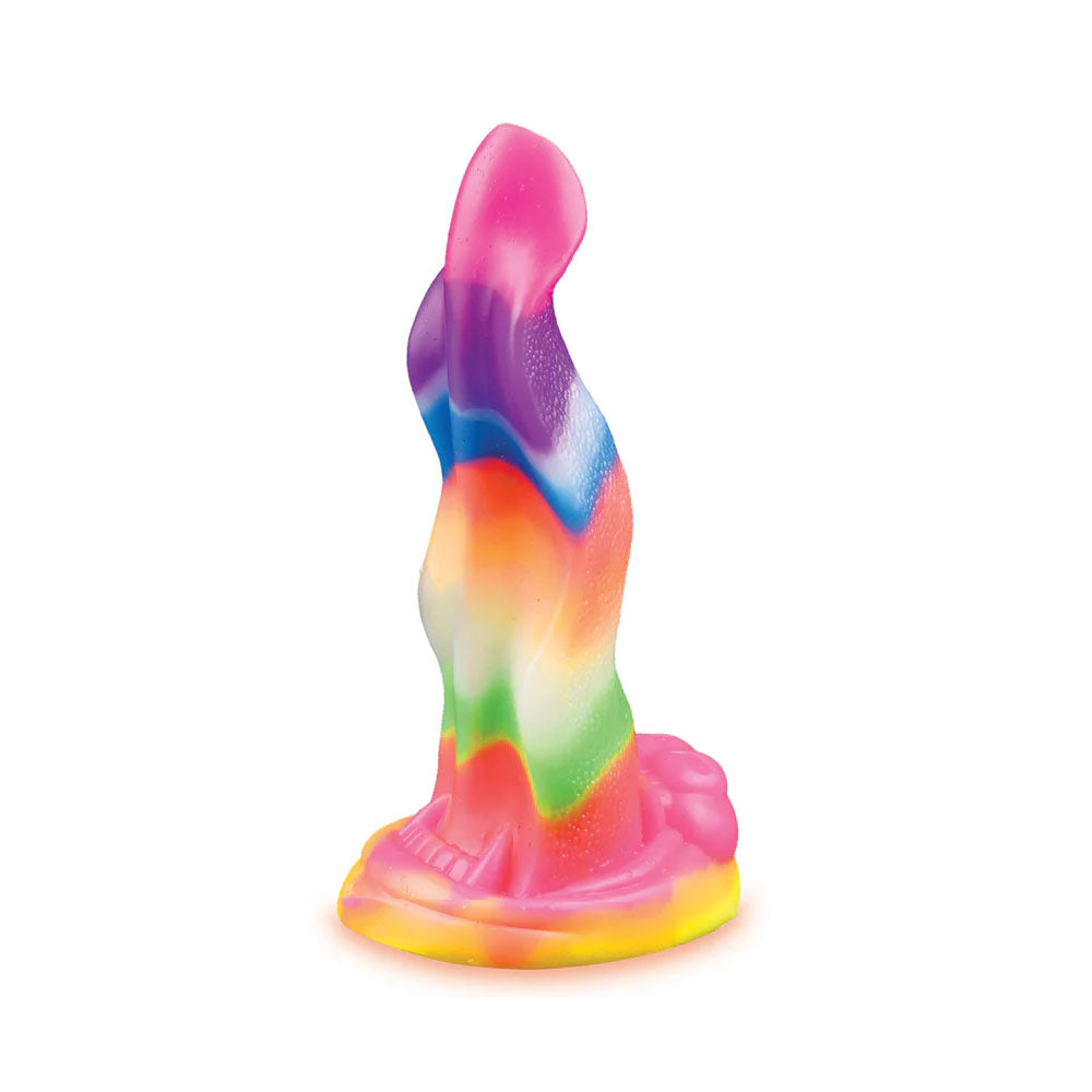 Alien Nation - Lick Of The Lair - Glow in Dark Rainbow 17.8 cm Fantasy Dong Icon Brands