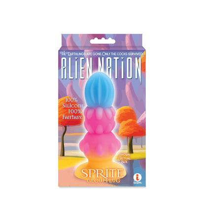 Alien Nation - Sprite - Glow in Dark Coloured 14 cm Fantasy Anal Plug Icon Brands