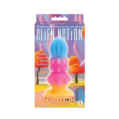 Alien Nation - Sprite Jr. - Glow in Dark Coloured 10.8 cm Fantasy Anal Plug Icon Brands