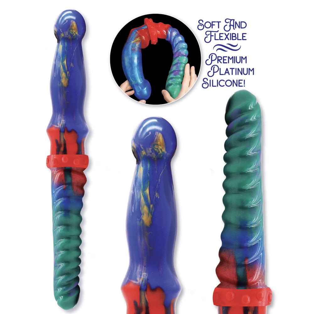 Alien Nation - Double Demon - Coloured 35 cm Fantasy Double Dildo Icon Brands