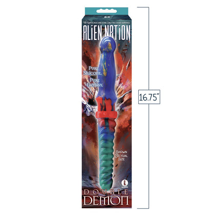 Alien Nation - Double Demon - Coloured 35 cm Fantasy Double Dildo