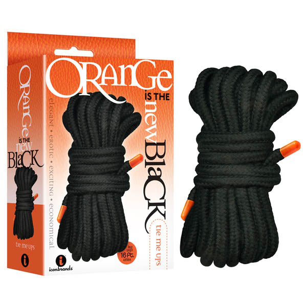 Orange Is The New Black - Tie Me Ups - Black Bondage Rope - 5 m Length Icon Brands